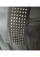 Kép 3/3 - fekete női ing, kövekkel, hátul hosszabb, molett, xxl