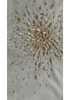 Kép 3/4 - himzett női fehér ing, csillagszóró, xxl, molett, kövek, varrás