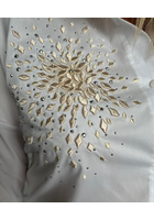 Kép 4/4 - himzett női fehér ing, csillagszóró, xxl, molett, kövek, varrás