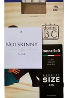 Kép 1/4 - donna soft mogyoró színű vastag akril női harisnyanadrág