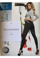 Kép 7/8 - bas bleu marika 200 den luxus leggings egyedi dizájn 6xl fekete alakformáló
