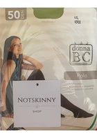 Kép 1/3 - zöld női harisnyanadrag, bc. donna, 50 den, lépésbetétes, xl 