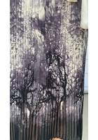 Kép 6/6 - rakott női szoknya molett plus size pliszírozott fás, erdő mintával