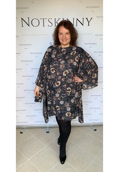 pillangó női ruha szürke kockás virágos lepel lepke megkötővel sállal övvel magyar notskinny