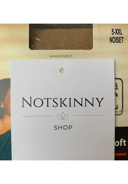 női molett harisnyanadrág donna soft mogyoró akril 5-xxl