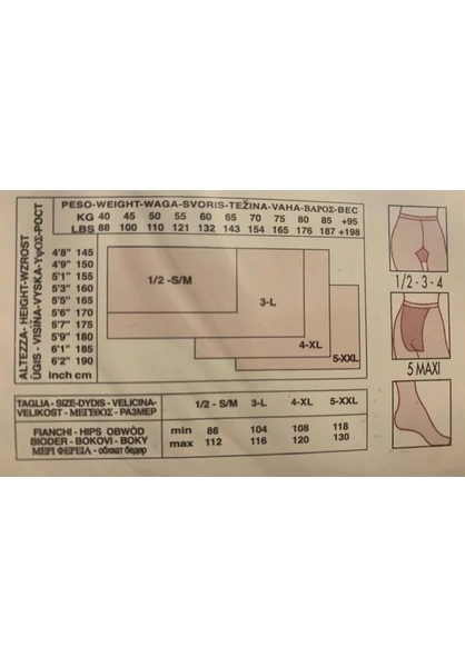 türkiz női harisnyanadrag, bc. donna, 50 den, lépésbetétes, xl 