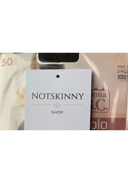 bordo női harisnyanadrag, bc. donna, 50 den, lépésbetétes, xl 