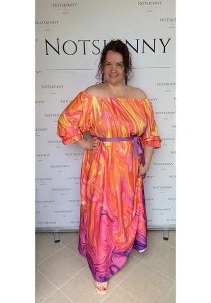 taffi,molett,plus-size,xxl,nyári,hosszúruha,lengyel,szines,narancs,hullámok